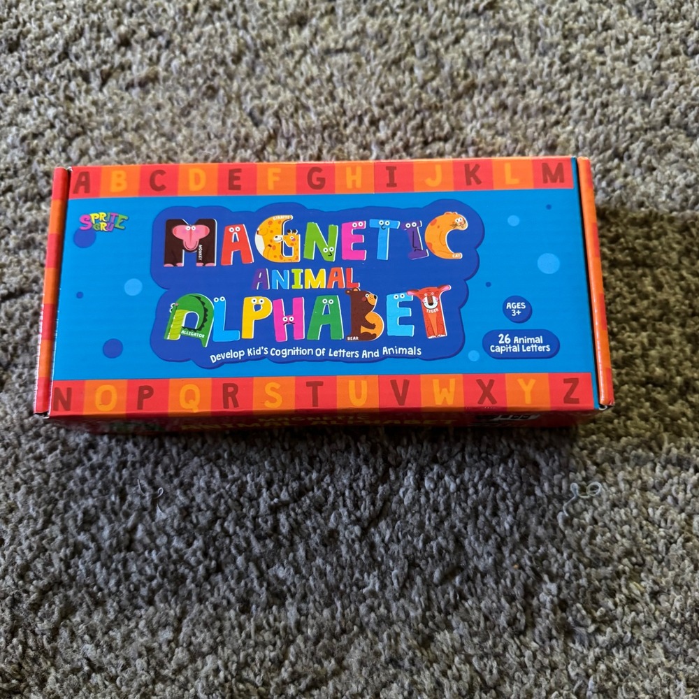 Kids Multicolor Magnetic Animal Alphabet Ages 3+
